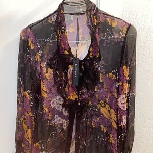 100%silk blouse - that’s is see through BRAND NEW